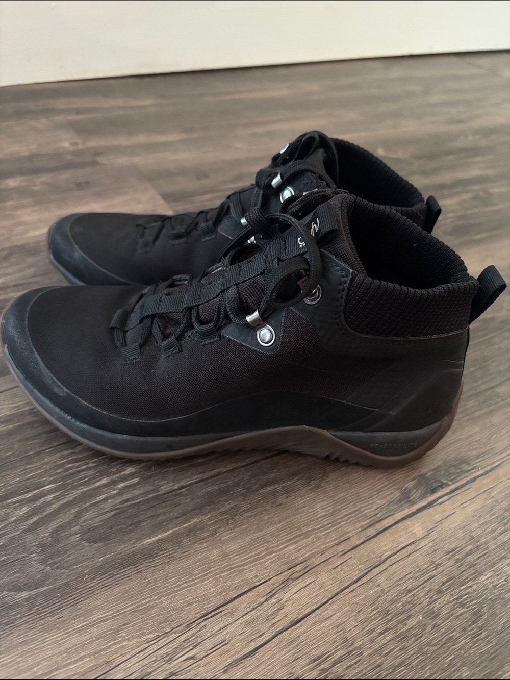 Ryka Echo Waterproof Women’s Ankle Boot Size 7 Black Knit Collar Comfort Boots